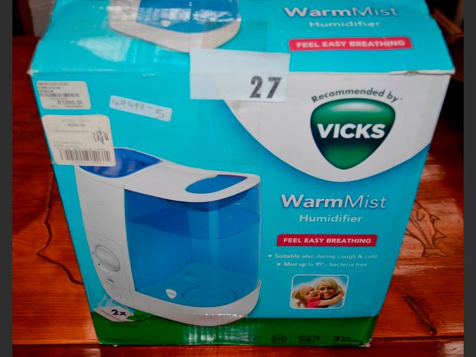 WARM MIST HUMIDIFIER [Switches on, untested further]