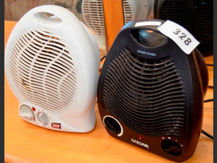 LOT: GOLDAIR & SCE FAN HEATERS [Switch on, untested further]