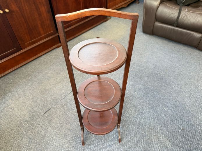 Collapsible 3 Tier Wooden Shelf 