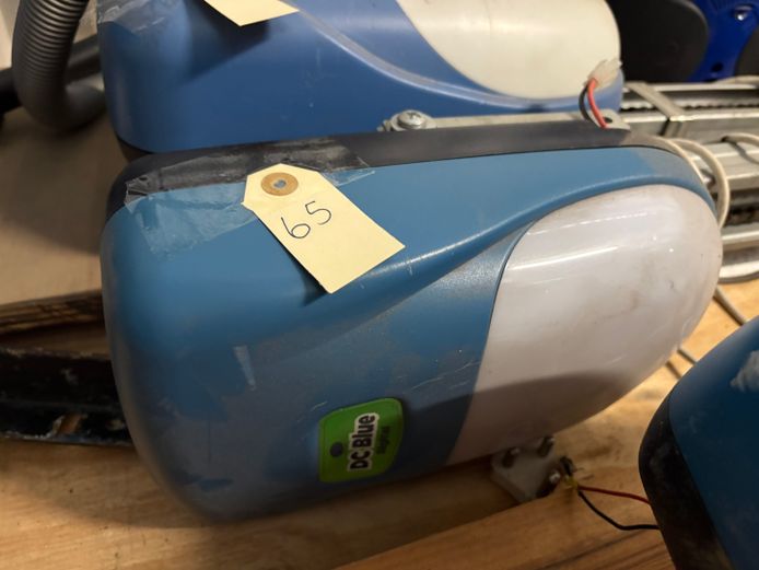 DC Blue Digital Garage door motor with track