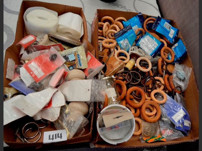 DOOR KNOBS, CURTAIN RINGS, etc