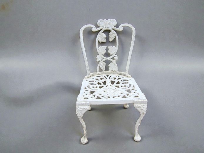 Victorian Grapevine Cast Aluminium Painted Garden Chair