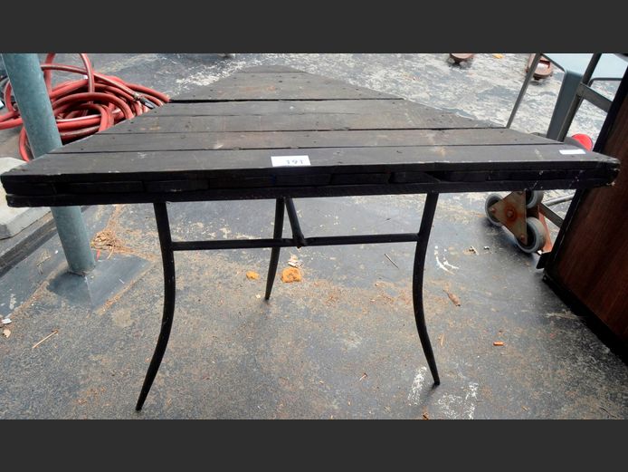 OUTDOOR CORNER TABLE, 117 x 55 x 80cm