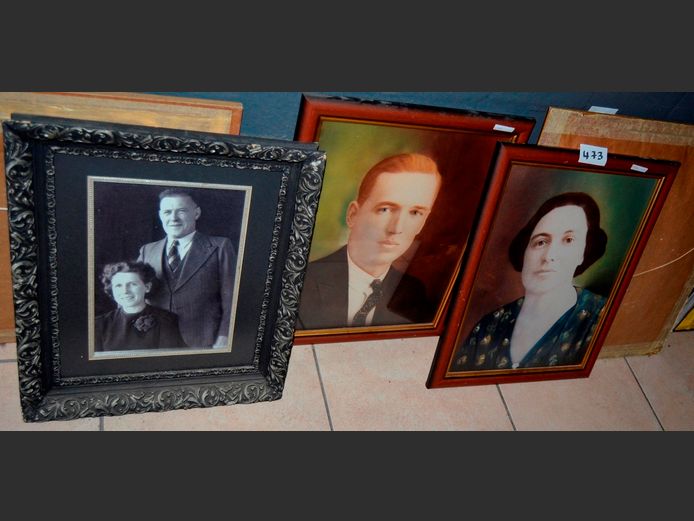 LOT OF 3: FRAMED PORTRAITS