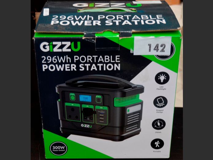 GIZZU 296W PORTABLE POWER STATION [Faulty]