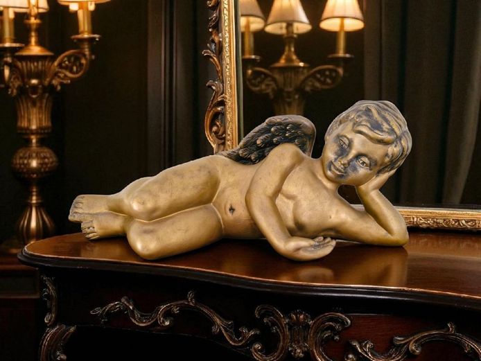 Vintage Ceramic Cherub Angel