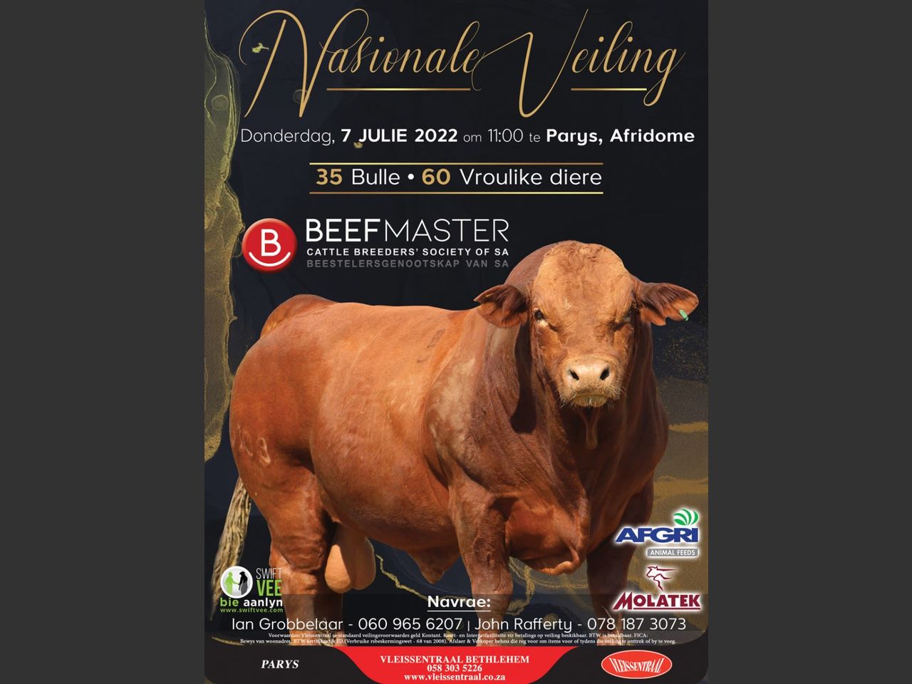 NASIONALE BEEFMASTER VEILING | SwiftVEE | South Africa’s Leading Online ...