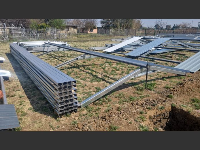 4mx9m steel structure with no zinc height 3m