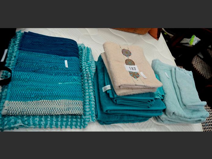 BATH TOWELS, BATH MATS, etc