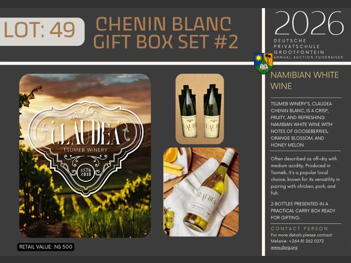 DEUTSCHE PRIVATSCHULE GROOTFONTEIN | CHENIN BLANC GIFT BOX SET #2