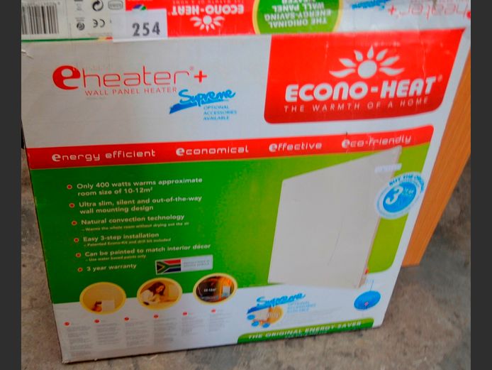 ECONOHEAT WALL HEATER [Switches on, untested further]