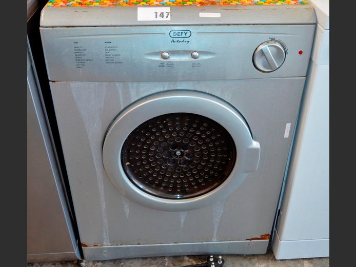 DEFY AUTODRY TUMBLE DRYER [Switches on, Untested further, rust in places]