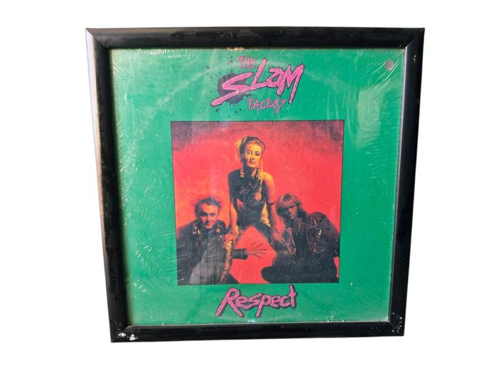 1990's "Respect" by The Slam Factory Framed Vinyl Record
