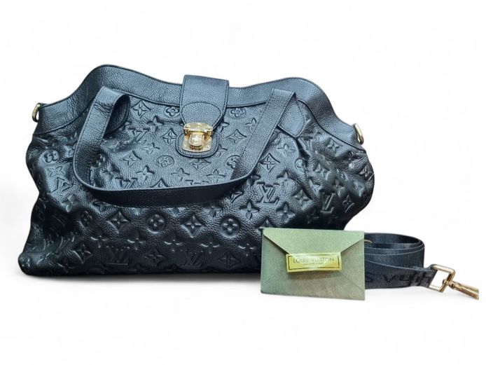 Louis Vuitton Black Monogram Cirrus Style Handbag