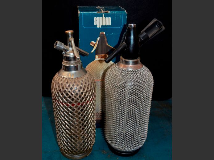 LOT OF 2: VINTAGE SODA SIPHONS