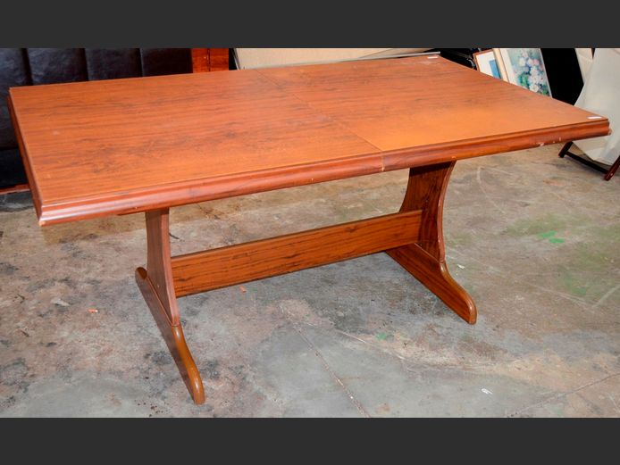 IMBUIA FOIL 8-SEATER DINING TABLE, 167 x 90 x 74cm