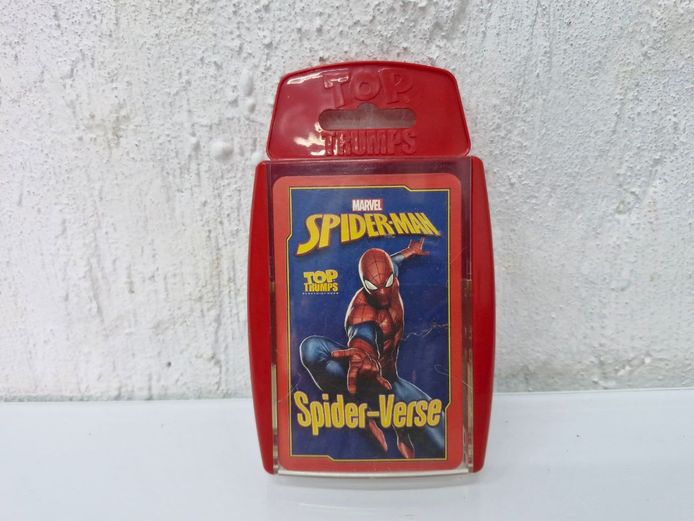 Collectible Marvel Spider-Man Spider-Verse Top Trumps Card Game in Original Storage Case