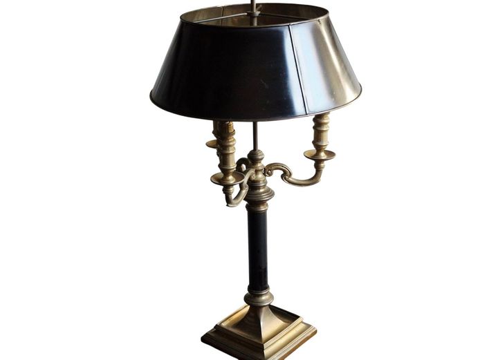 Chapman Style Brass Candelabra Lamp