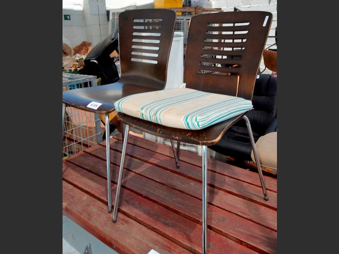 PAIR DINING CHAIRS [Scuffed]