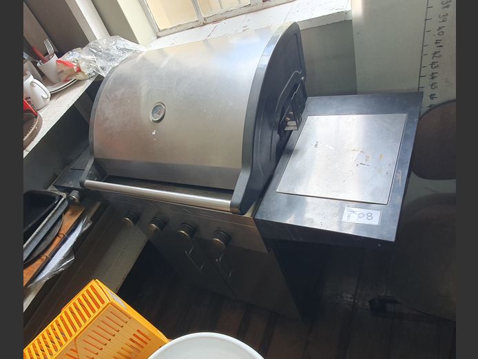 CADAC STAINLESS STEEL 5-BURNER GAS BRAAI