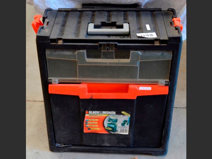 BLACK & DECKER TOOL CASE, 55 x 33 x 61cm [Empty]