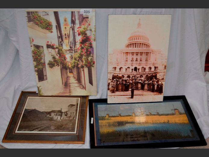 FRAMED PHOTOGRAPHIC PRINTS, etc