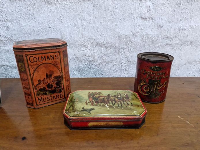Collection of Vintage Tins