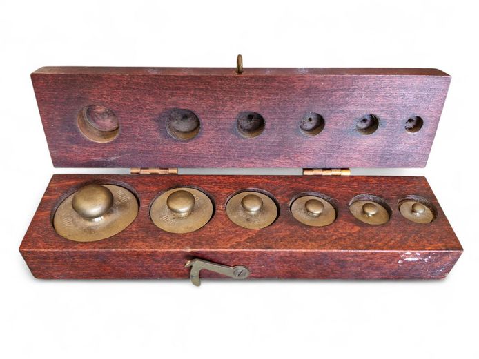 Vintage Brass Gram Weight Kit
