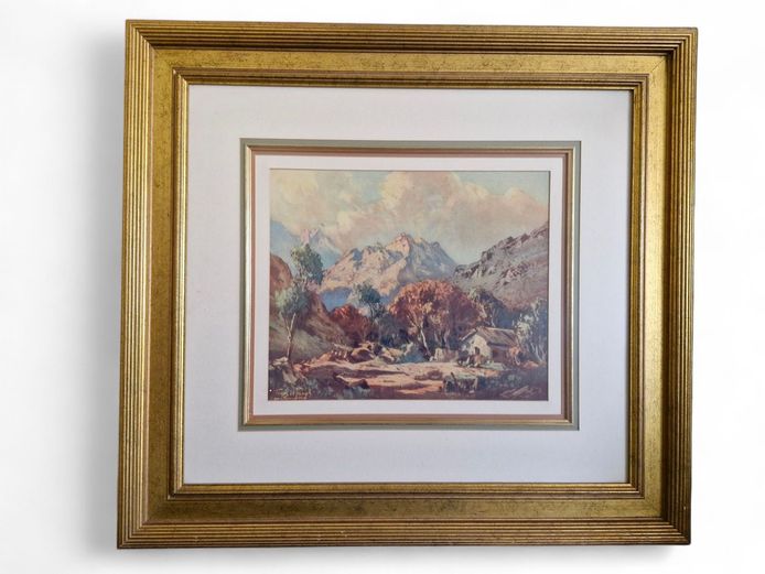 Tinus de Jongh Gilded Framed Print