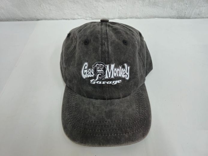 "Gas Monkey Garage" Baseball Cap Hat - Faded Gray