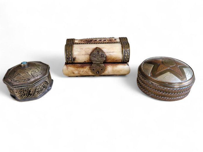 Vintage Moroccan Trinket Boxes