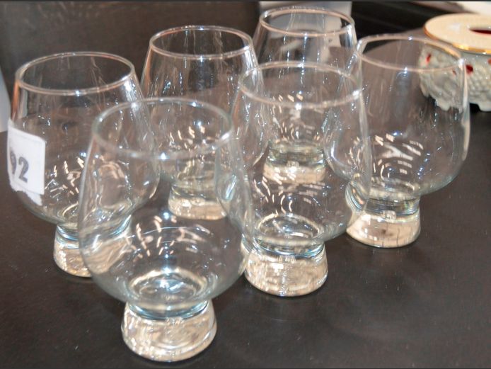 SET OF 6 BRANDY GLASSES