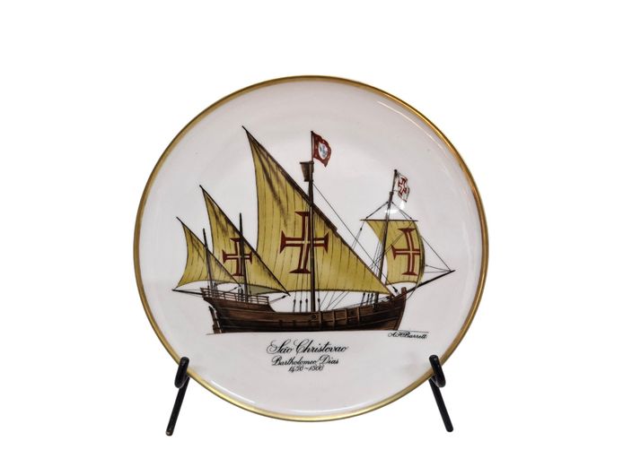 Limited Edition Heritage Porcelain "São Christovão" Collector Plate by A.H. Barrett