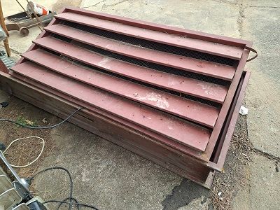 Metal Louver assembly