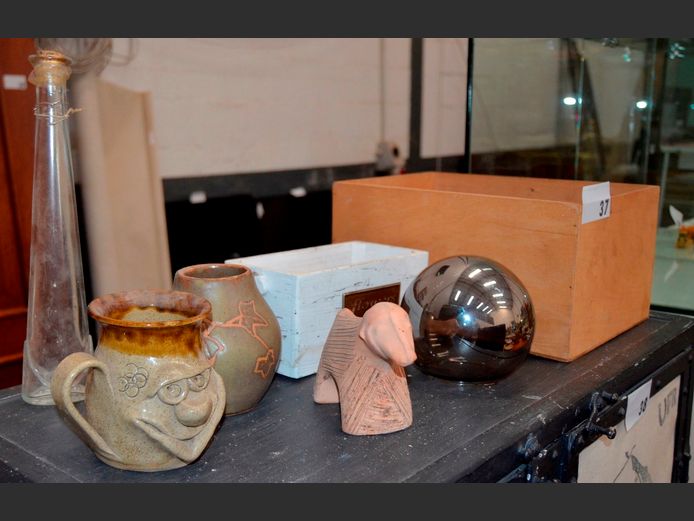 FLOWER BOX, POTTERY VASE, etc