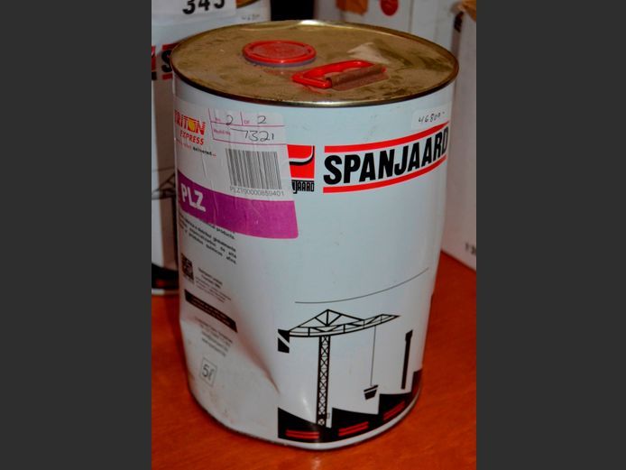 SPANJAARD 5 LITRE TIN ELECTRICAL MOTOR CLEANER [Dented]