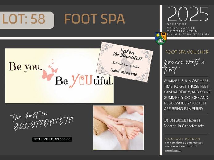 FOOT SPA | BE BEAUTIFUL SALON