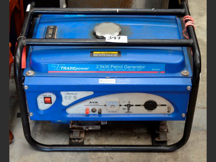 TRADEPOWER 2.5KW PETROL GENERATOR [Working]