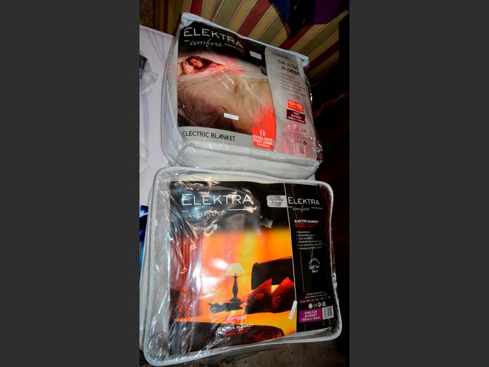 LOT OF 2: ELEKTRA ELECTRIC BLANKETS [Untested]