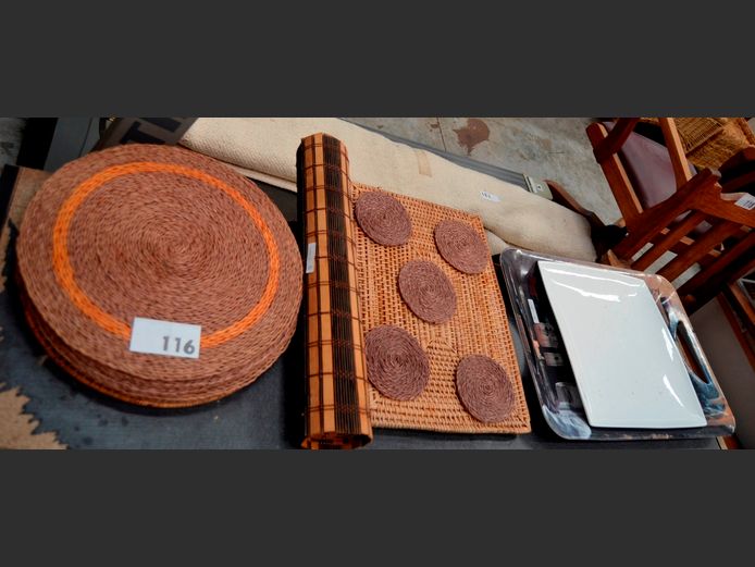 PLATTER, TRAY, PLACEMATS, etc