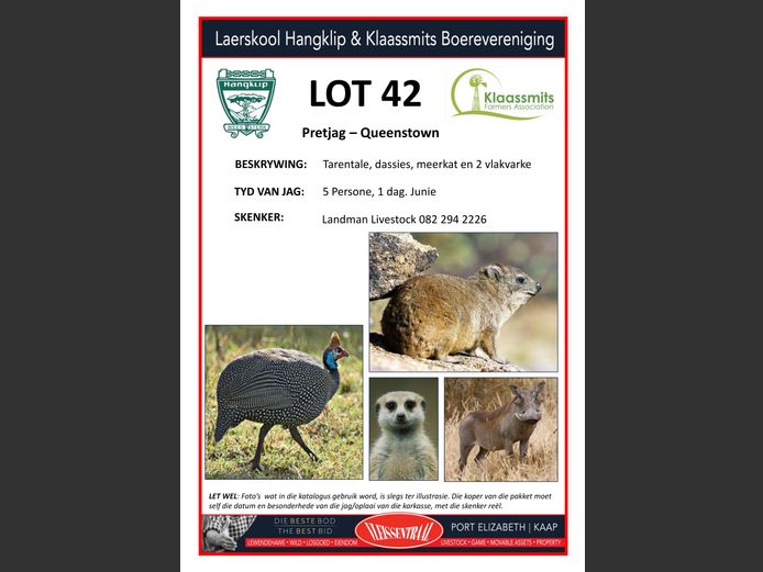 Pret Jag Pakket | Landman Livestock