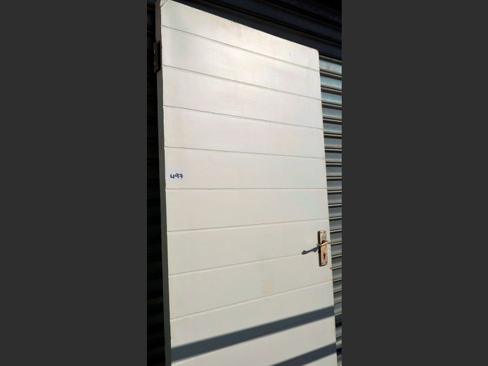 WHITE FIRE DOOR, 200 x 80cm