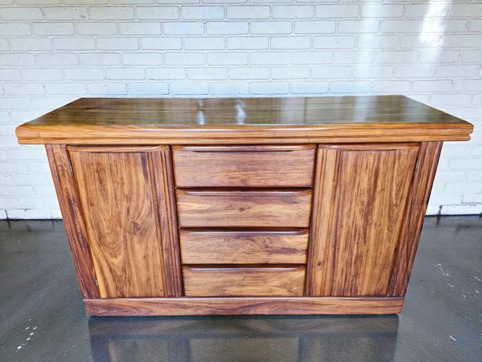 Mid-Century Modern Inspired Kiaat Sideboard