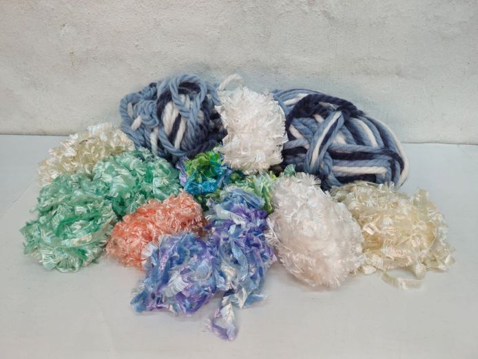 Curated Assortment of Textured Specialty and Chunky Craft Yarns