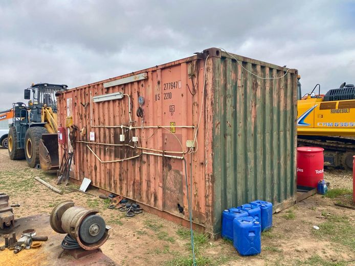 6 m steel container (orange)