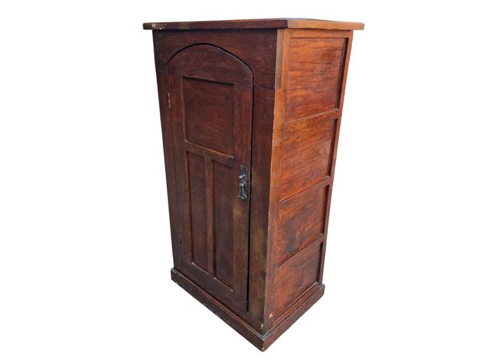 Antique French Single Door Hall Cabinet