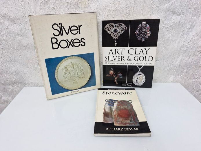 Art, Jewelry and Pottery Reference Book Trio