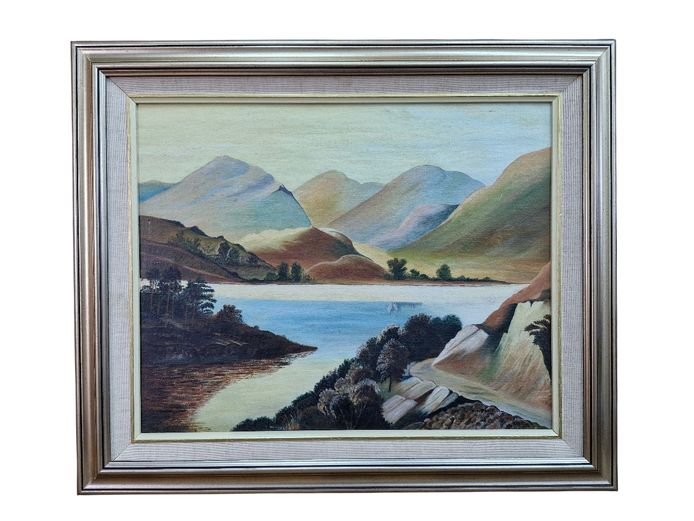 W.M. Davis Original Landscape Oil Painting