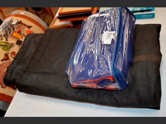 INFLATABLE CAMPING MATTRESS, etc [Condition of mattress unknown]