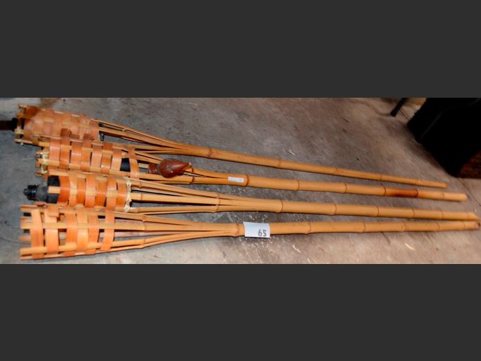 LOT: BAMBOO GARDEN LANTERNS